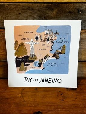 Rifle Paper Co. Rio de Janeiro World Traveler Art Print 11x10.25